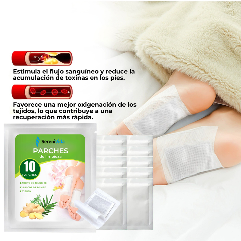 Almohadillas Detox para Pies (10 unidades)