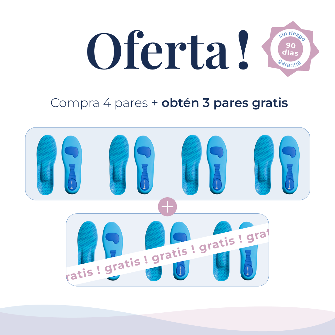 Plantillas ComfyFeet™️ - Disfruta de días sin dolor, sin tratamientos caros ni visitas al médico....